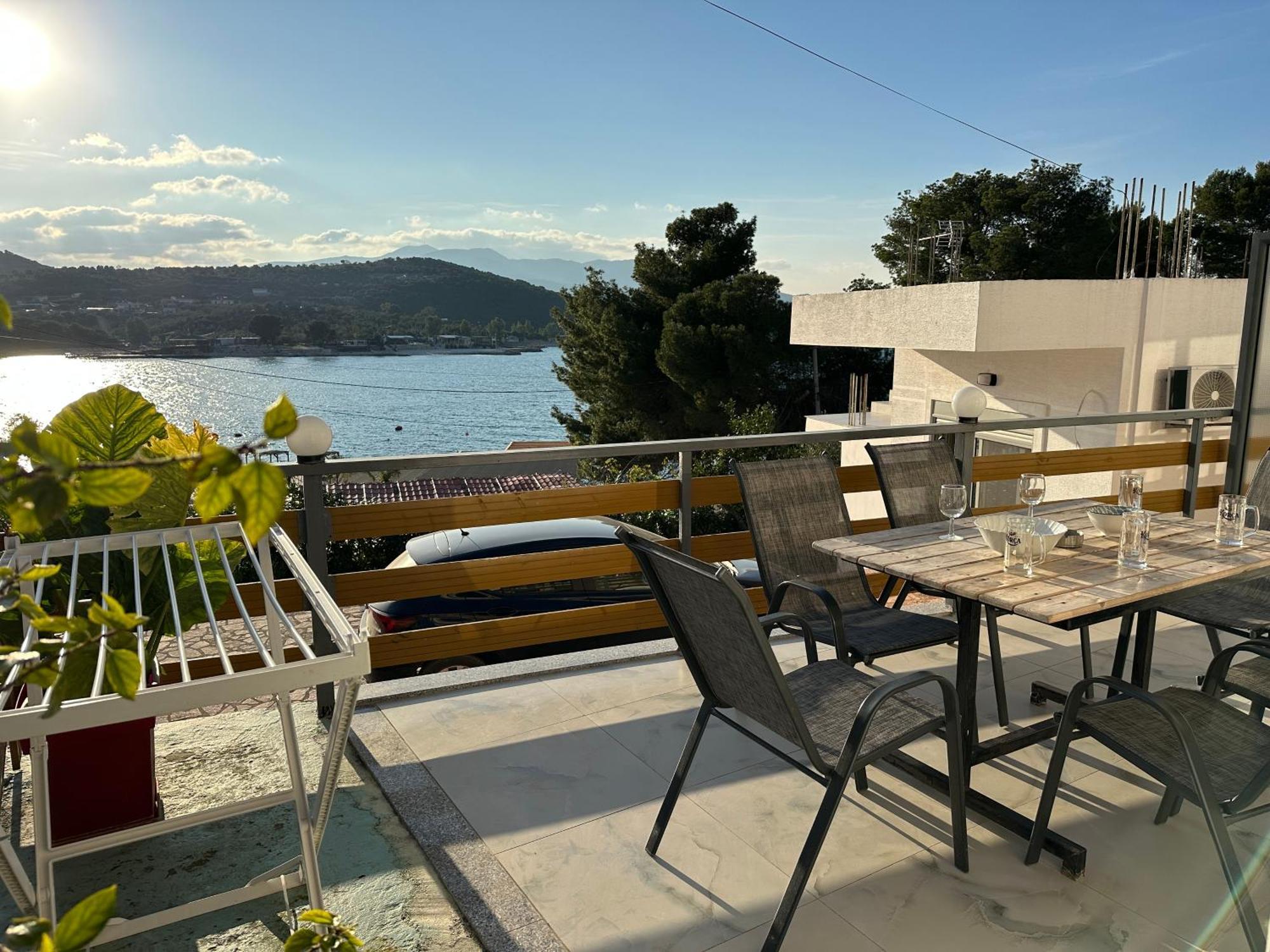 Ferienwohnung Ion Sea View Ksamil Exterior foto