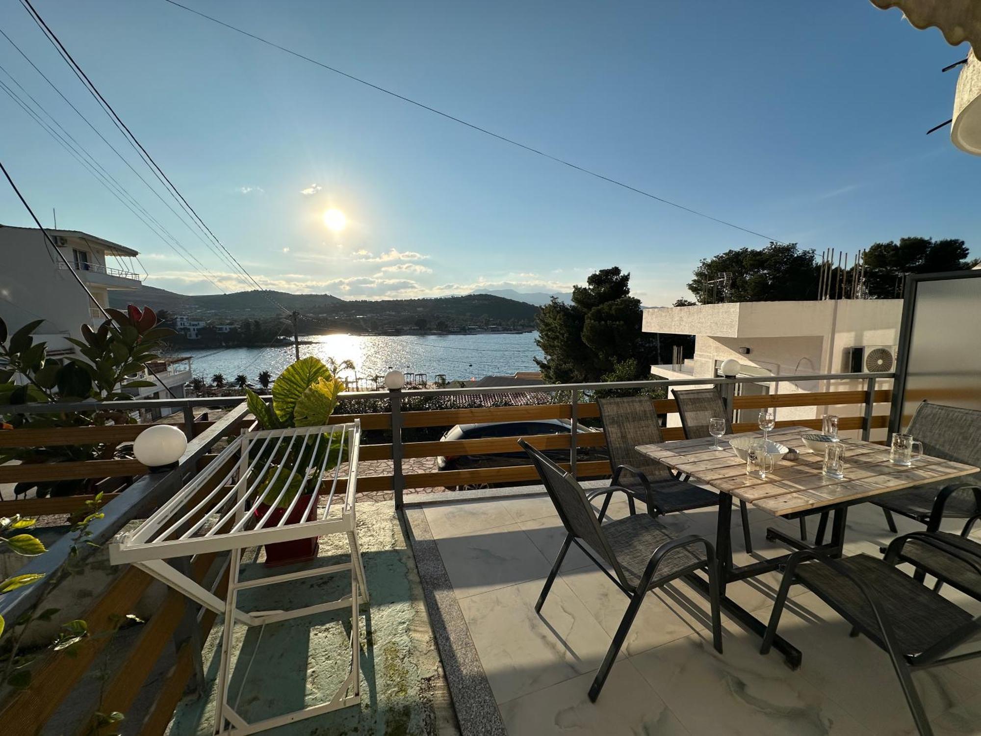 Ferienwohnung Ion Sea View Ksamil Exterior foto