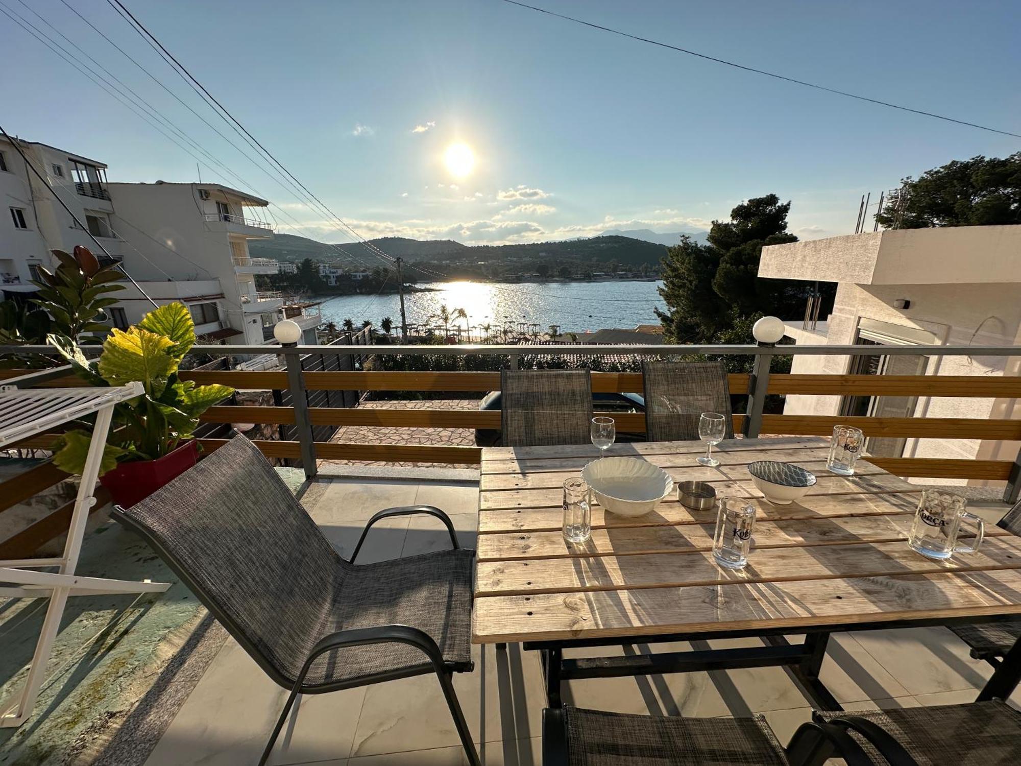 Ferienwohnung Ion Sea View Ksamil Exterior foto